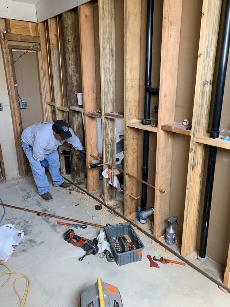 Commercial rough-in plumbing for Water Heater Replacement in Grisemore